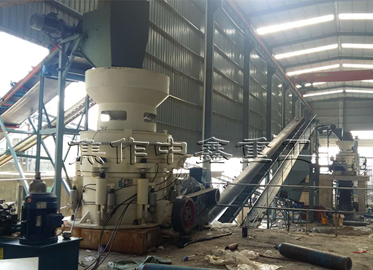 圆锥破碎机生产线