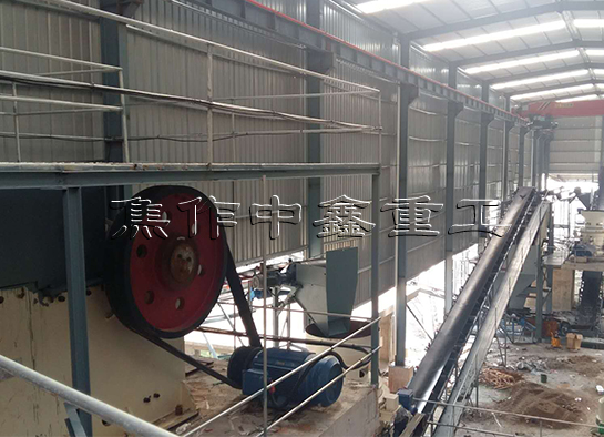 圆锥破碎机生产线